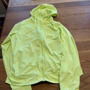 Active Wear Neon Yellow jogging jacket